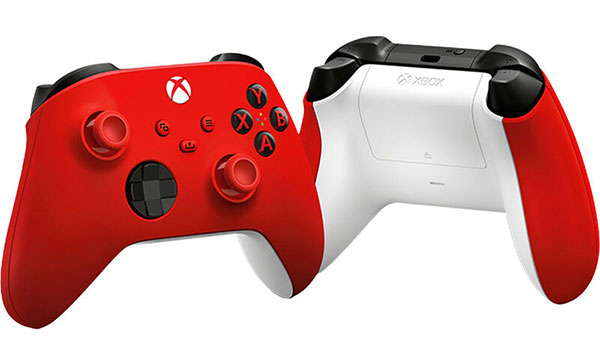 1 xbox controller pulse red