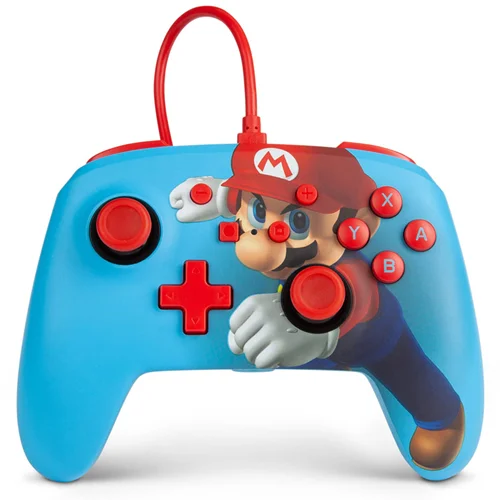دسته نینتندو سوییچ مدل PowerA Enhanced طرح Super Mario